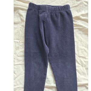 HA size 100 navy corduroy leggings